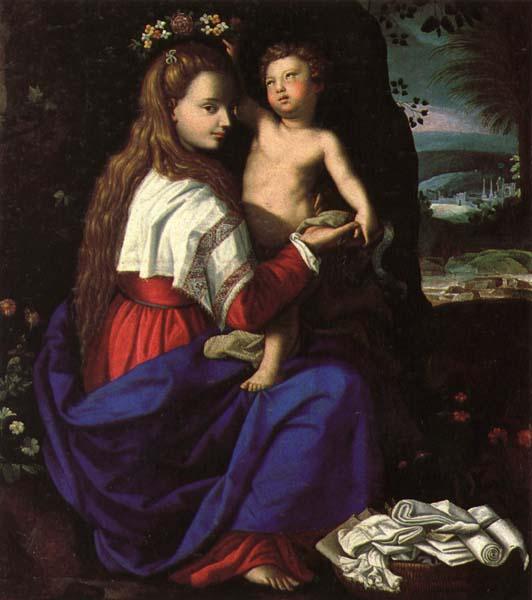 ALLORI Alessandro Madonna and Child oil painting image
